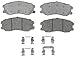 ACDelco 14D1264CH Advantage Ceramic Front Disc Brake Pad Set with Hardware