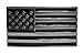 FL102-50MM - Men's Dark Side Black Patriot US American Flag Buckle fits 1.5