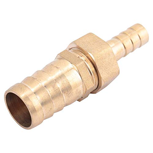 Brass Barbed Hose Fitting Reducer 10mm to 19mm Barb Connector for Garden Hoses, Irrigation Systems, Watering Kits, Drip Lines & Outdoor Plumbing
