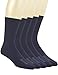 Yomandamor Men's 5 Pack Mid-Calf Dress Socks,Size 10-13