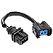 OBD1 to OBD2 Adapter Fuel Injector Conversion Harness Compatible with Honda Acura 1987-2001 Jumper B-D (Pack of 4)
