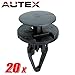 PartsSquare 20pcs Fastener Rivet Retainer Clips Bumper Fender Liner Fastener Car Retainer Clips Replacement for Chrysler 06508863AA GM 11589289 25642453