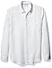 Amazon Essentials Men's Regular-Fit Long-Sleeve Linen Shirt, White, Medium