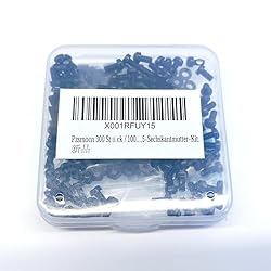 Pzsmocn 300 Pieces/100 Sets M2.5 * 5 mm Plastic