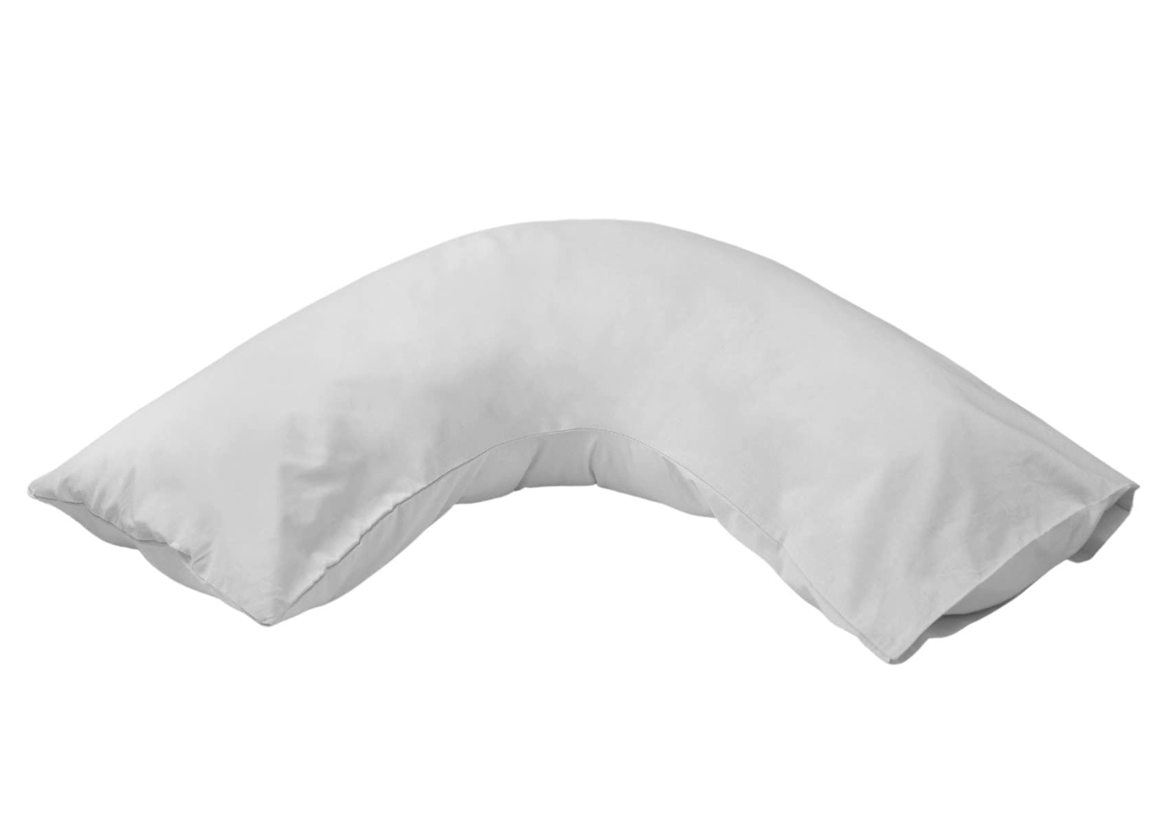Emma Barclay 180 Thread Count Percale V- Shaped Pillowcase in White - V-Shape Pillowcase โ image 1