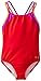 Speedo Big Girls Cross Back Splice 1 Piece