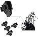 14Pcs Golf Club Bag Clip On Putter Clamp Holder Putting Organizer Black