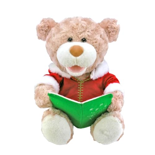 Cuddle Barn - Storytime Teddie | Animated Storytelling Holiday Bear Stuffed Animal Plush Toy Reads The Story T'was The Night Before Christmas, 10