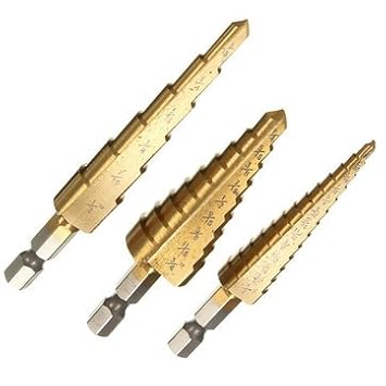 Generic 10Pcs Hss 3-13 Mm Titanium Coated Drill Bit Set Wood Metal Plastic Cutting Saw Drill Bits