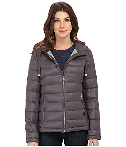 calvin klein short packable puffer coat