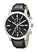 Fossil Men's FS4866 Townsman Stainless Steel Chronograph Watch With Black Leather Band