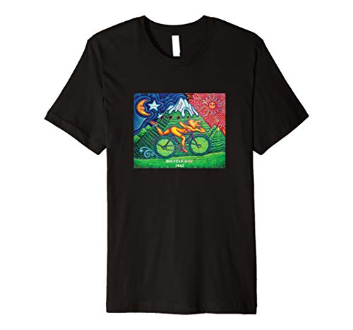 Hallucinogen Lover T-Shirts and ApparelBicycle Day 1943 LSD Creator T-Shirt Acid Trip T Shirt