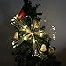 Solar String Lights, totobay 120LED Bouquet Shape Chandeliers Starburst Fairy Lights Solar Powered Operated Outdoor String Lights Waterproof Decorative Light Dimmable, Copper Wire Lights (Warm Light)