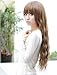 X&Y ANGEL New Fashion Fluffy Healthy Long Curly Kanekalon Full Wig As Real Hair Brown AQ161