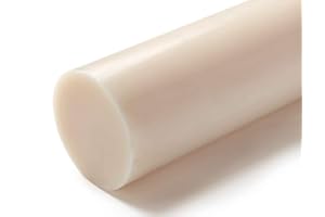 J&A RACING INTERNATIONAL Delrin Round Stock/Acetal Copolymer Rod White 30mm 50mm & 80mm Diameter 1.18" 1.96" & 3.14" x 300mm 11.8" Long Grade A Quality (30mm Dia 1.18" White Rod)