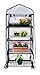 Gardman R687 4-Tier Mini Greenhouse, 27 Long x 18 Wide x 63 High (Pack of 2)