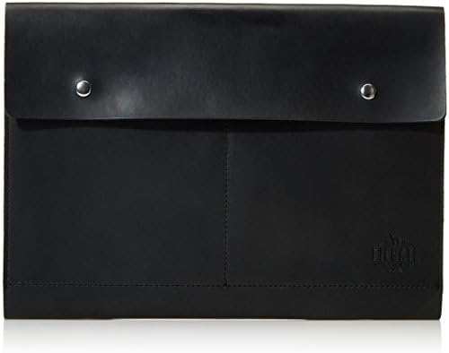 Filgate Padfolio Leather Multifunction Lightweight Business Portfolio Personalized Black