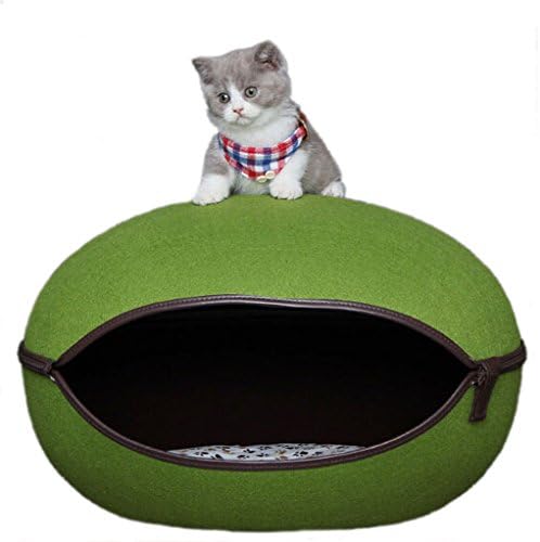 Rural Style Egg Type Removable Cat Beds Removable Zipper Pet Waterloo