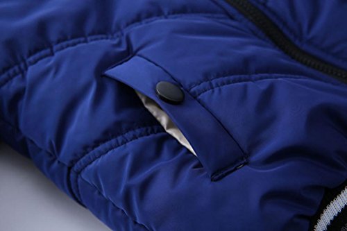 Sunbona Toddler Baby Boys Autumn Winter Down Jacket Coat Warm Padded Thick Outerwear Clothes (5T(3~4years), Blue)