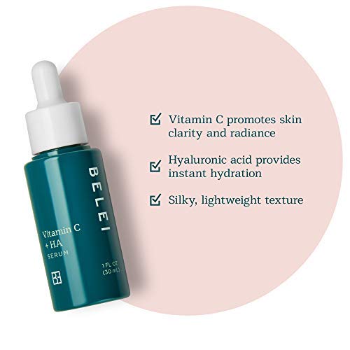 Belei by Amazon Vitamin C + Hyaluronic Acid Serum, Fragrance Free