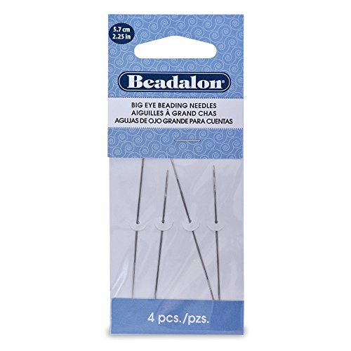 Big Eye Beading Needles 4/Pkg-2.25 Inch Long