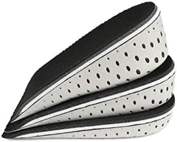 2 Pair Breathable Memory Silicone Height Increase Insole Invisible Increased Heel Lifting Inserts Shoe Pads For Men Women 2.3-4.3Cm,4Pair,3.3Cm [Energy Class A]