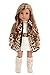 Fashion Girl - 3 Piece 18 inch Doll Outfit - Cheetah Coat, Ivory Dress and Ivory Boots - (Doll Not Included)