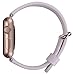 JSGJMY Apple Watch Band 38mm Genuine Leather Loop with Metal Clasp for iWatch Series 3/Series 2/Series 1/Edition/Sport(White+Golden Buckle,38mm)