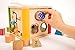 Wooden Activity Cube for Baby Best Birthday Christmas Gifts for 1 2 3 4 Year Old Boy Girl Babys First Christmas Shape Sorter Toy Activity Center for Baby Kid Toddler Travel Toys Preschool Toys