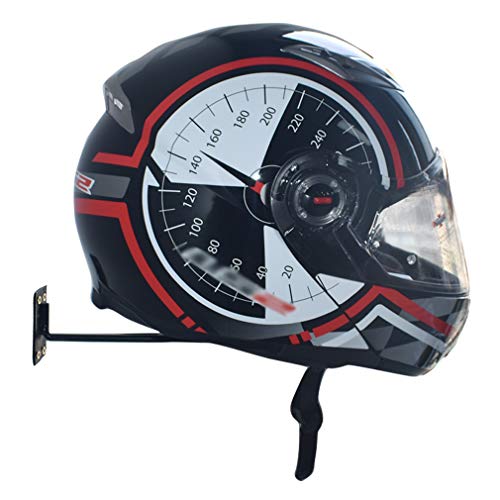 CHCYCLE Motorcycle Accessories Helmet Holder Jacket Hanger Wall Mounted Multifunctional Rack (2 Pack)