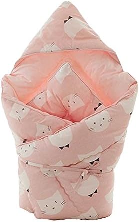 Prielle Cotton 100% Baby Wrap Strap Swaddle Blanket (Miko Pink)