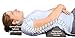 Pettibon System Lumbar Traction Wedge Pillow for Spinal Stretching, Relaxation, Spinal Curve Restoration, Posture Correction, Lumbar Support and Lower Back Cushioning