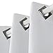 Deconovo Grommet Blackout Curtains Thermal Insulated Window Coverings Window Treatments for Bedroom 52W x 84L Inch Platinum 2 Panels