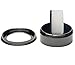 Loose Diamond or Gemstone Display Box Case Holder Show Container Metal (Black Medium)