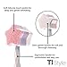 2 in 1 Face Brush for Cleansing and Exfoliating - Facial Cleaning Brush with Soft Bristles - Scrubber to Massage and Scrub Your Skin - Deep Pore Exfoliation, Wash Makeup, Massaging, Acne by TI Style