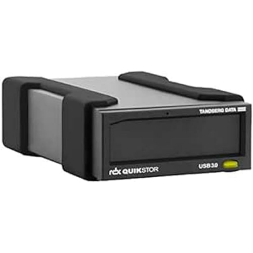 Tandberg RDX External Drive Kit with 4TB, Black, USB3+ (Includes Windows Backup and Apple Time Machine Support)