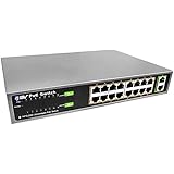 BV-Tech 18 Port PoE+ Switch (16 PoE+ Ports | 2 Gigabit Ethernet uplink) – 130W – 802.3at