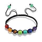 Feite 7 Chakra Healing Balance Beads Bracelet Yoga Bracelet