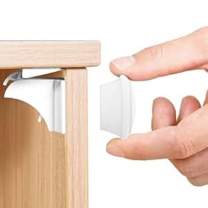 FBGC - Juego de cerraduras magnéticas de seguridad para bebés (12