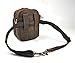 Le'aokuu Men Genuine Leather Brown Waist Fanny Pack Hip Bum Messenger Bag