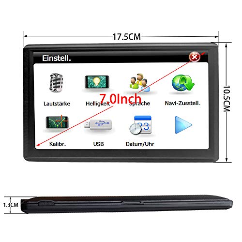 image for EE-ACE E-ACE GPS Navigation for Car 7 Inch Touch Screen 8GB Vehicle GP