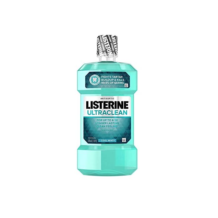 Listerine Ultraclean Oral Care Antiseptic Mouthwash with Everfresh Technology to Help Fight Bad Breath, Gingivitis…