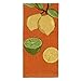 All-Clad Textiles 100-percent Cotton Fiber Reactive Lemon Print Kitchen Towel, 17-inch x 30-inch, Tangerine Orange