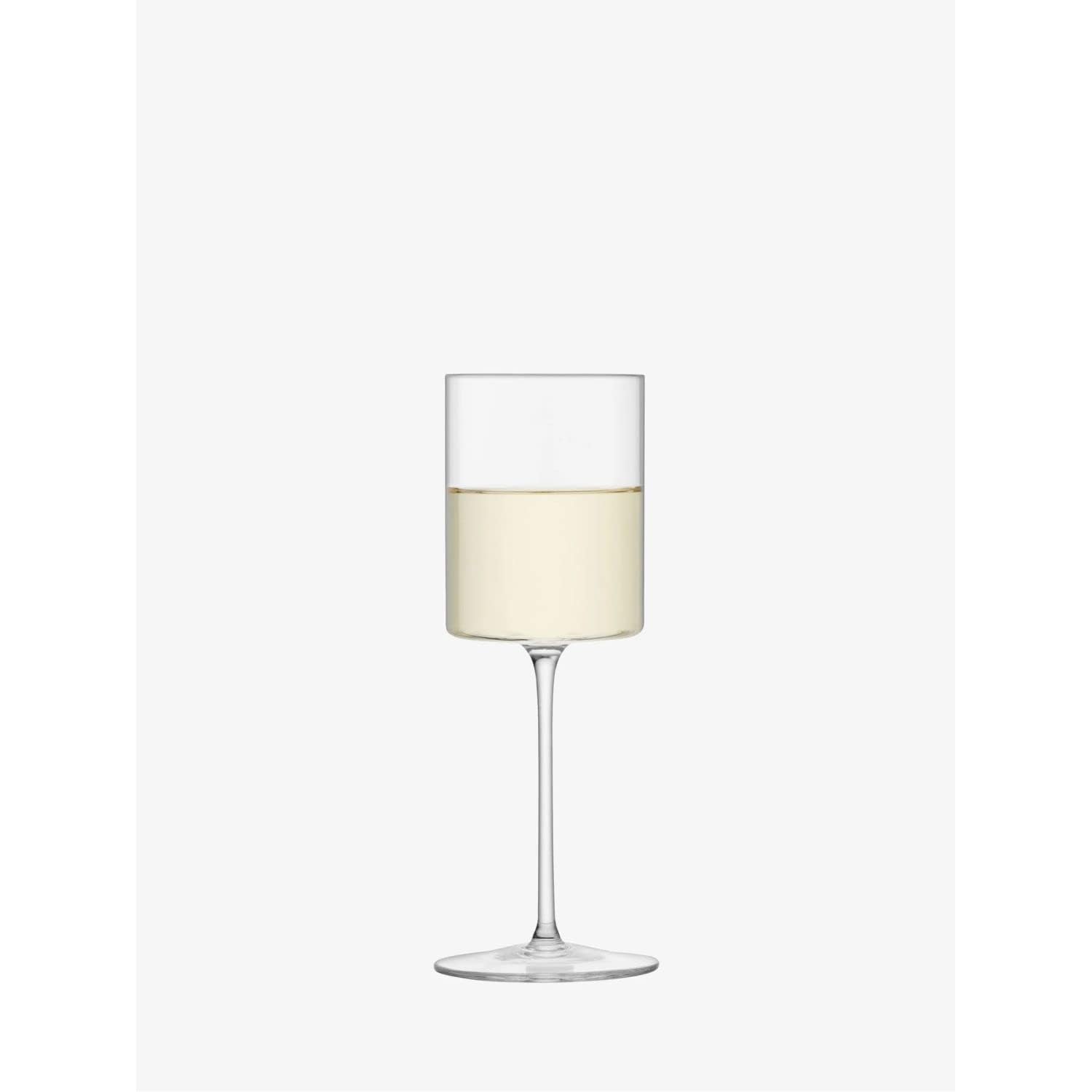 LSA Otis White Wine Glass 240ml Clear Set of Two