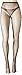 No nonsense Women's Fishnet Openwork Tight, Black, Small/Medium