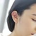 Voberry Vogue Lady Women's Party Tassels Heart Crystal Dangle Drop Long Earrings (Gold)