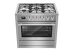 Empava 36 in. Pro Style Slide-In Gas Range with