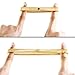 Aneco 4 Pairs Anti-slip Metal Shirt Sleeve Holders Stretchy Garter Arm Bands Elastic Armbands, 4 Colors