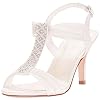 David’s Bridal Pearl and Crystal T-Strap Mid-Heels Style ANONO21