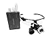 Zgood Portable Surgical Binocular Loupes 2.5X420mm Optical Glass + 3W LED HeadLight (Black)